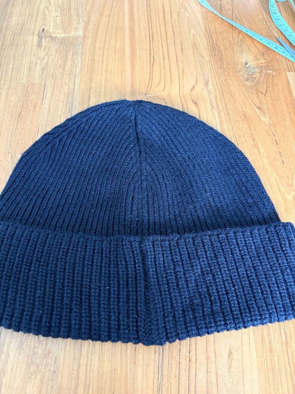 Polo Ralph Lauren Flag Bear Navy Rib-Knit Beanie - Picture 2 of 4
